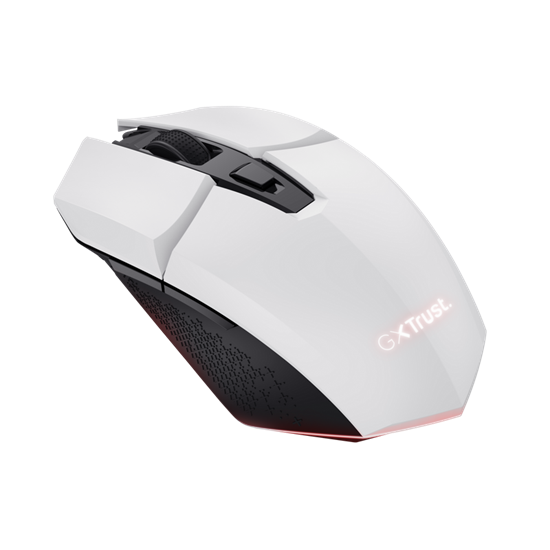 Maus Gaming Trust GXT 110 Felox / Wireless / 4800 DPI / 6 Butona - Bardhë - 2