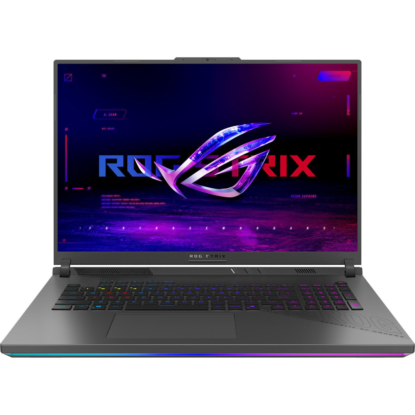 Laptop Gaming ASUS ROG Strix G18 G814PM-S9010W, Ryzen 9 8940HX, 32GB DDR5, 1TB, 18" WQXGA IPS 240Hz, RTX 5060 8GB - Hiri