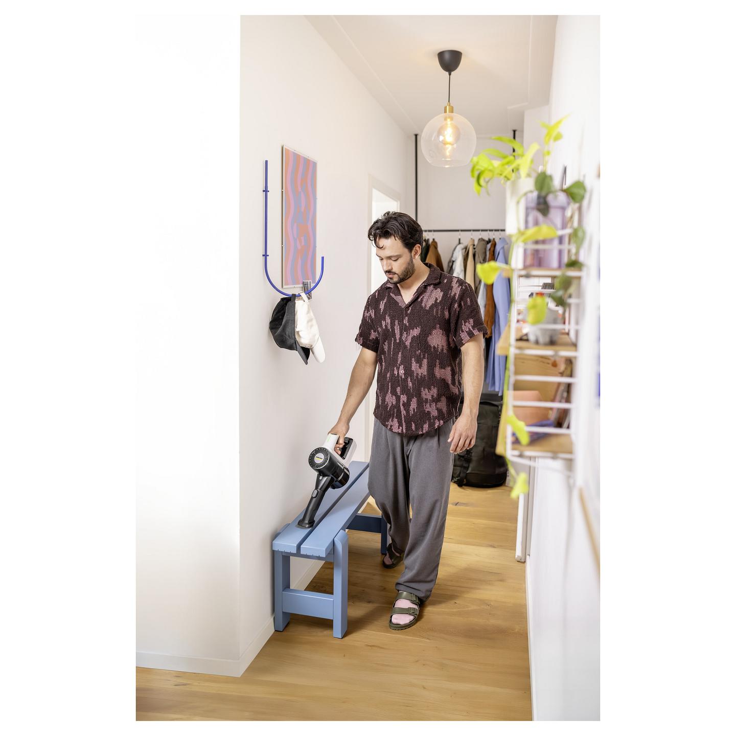 Fshesë me Vakum Kärcher VCS 3 Nano / 2.5Ah / 600ml / HEPA / Auto-Sense / Clean Control / LED / 50min / USB-C – Bardhë/Zezë - 6