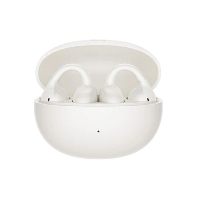 Kufje pa kabllo Baseus Bass BC1 / Open-Ear / Bluetooth 6.0 / 12 mm / AI Bass / Multipoint / 4 Mikrofona – Bardhë - 2