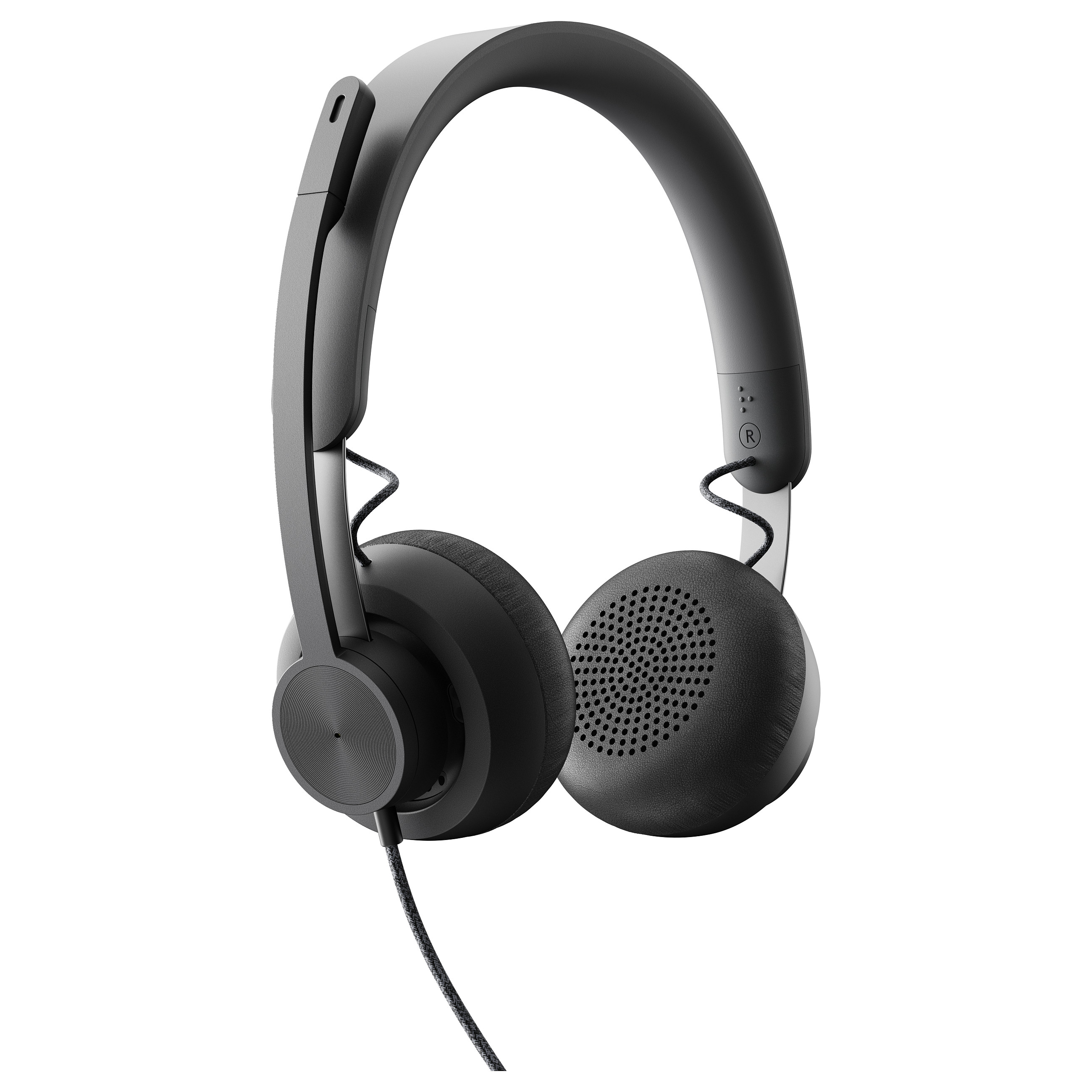 Kufje me kabllo Logitech Zone Wired UC / USB-C & USB-A / Duo - Graphite - 4