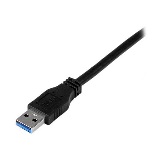Kabllo USB StarTech.com USB3CAB2M, USB 3.0, USB-A Mashkull në USB-B Mashkull, 5Gbps, 2m - Zezë - 2