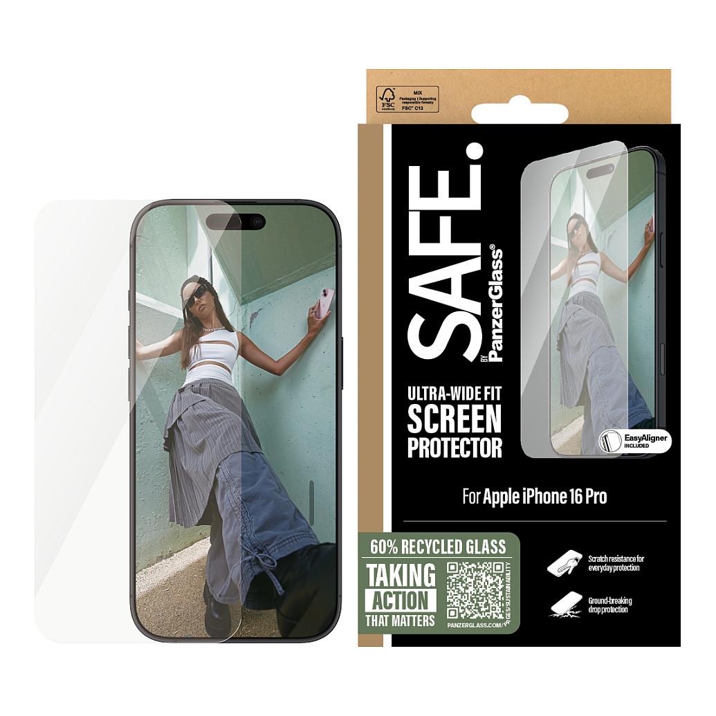Aksesorë për Telefon PanzerGlass SAFE95876 / Screen Protector / iPhone 16 Pro / Ultra-Wide Fit - Transparent - 2