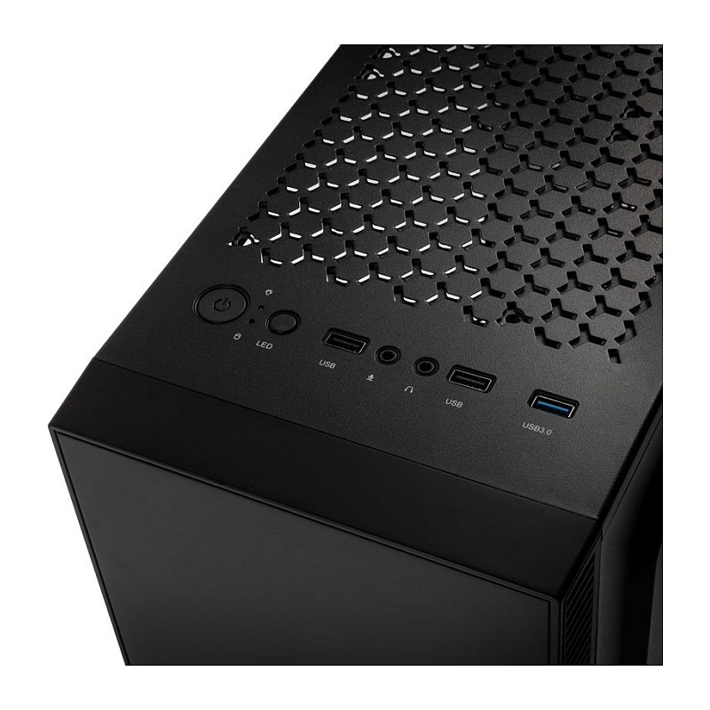 Kasë PC Kolink Inspire K9 ARGB / Midi Tower / ATX / 1x 120mm ARGB Fan / Tempered Glass - Zezë - 9