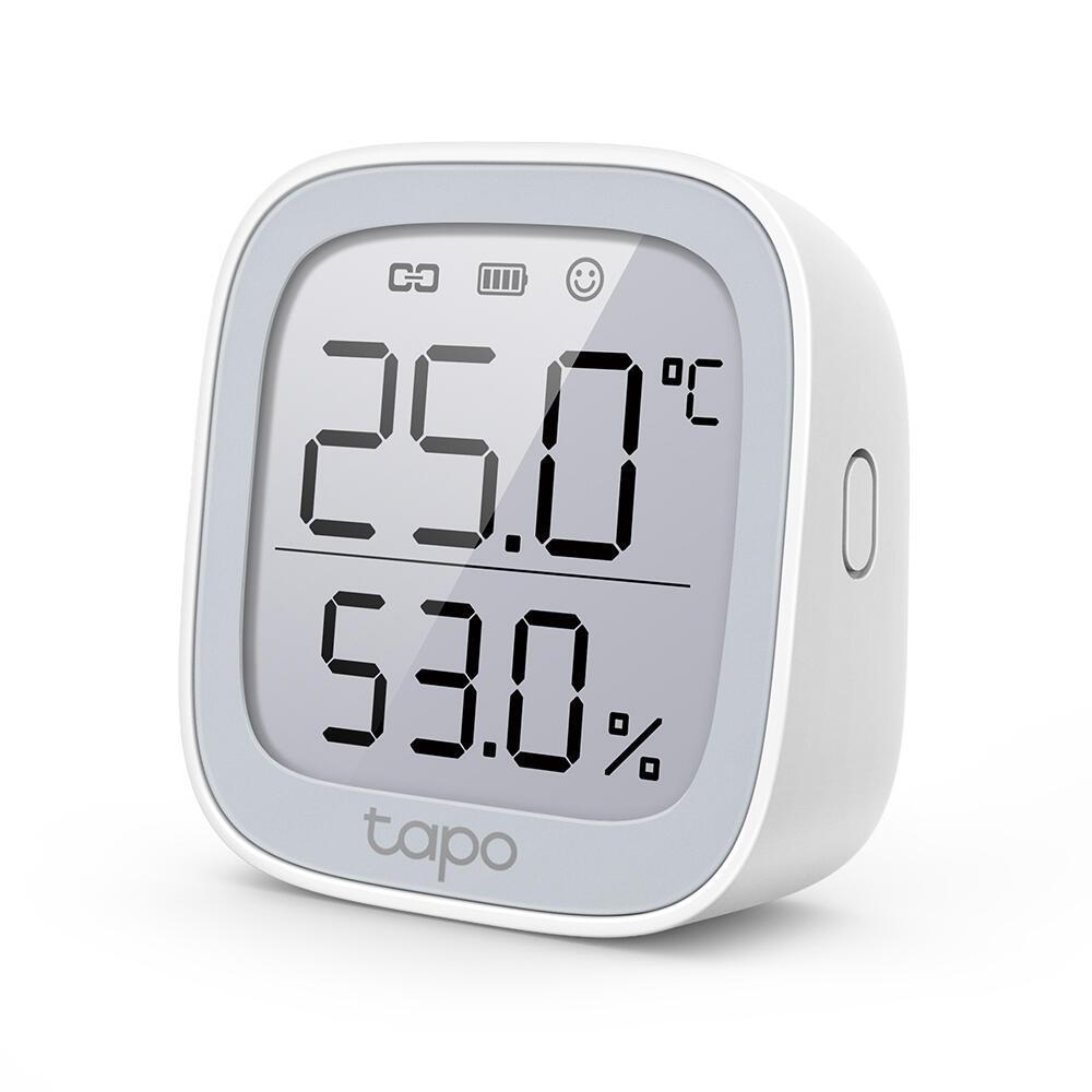 TP-Link Tapo T315 Sensor Temperaturë dhe Lagështi 2.7" E-Ink ±0.3°C ±3%RH 2x AAA – E Bardhë