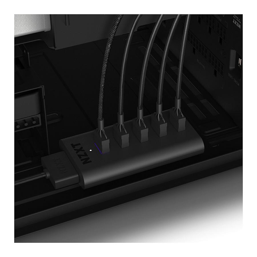 Hub USB i Brendshëm NZXT AC-IUSBH-M3, 4x USB 2.0, SATA, Montim Magnetik - Zezë - 7