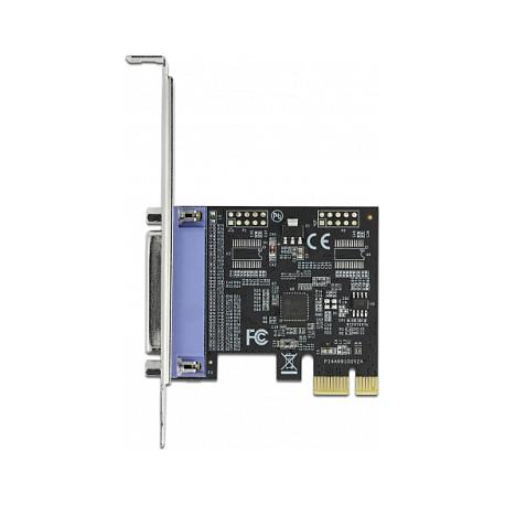 Kartë Zgjerimi PCI Express Delock 90500 / PCIe x1 / 1x Parallel DB25 / IEEE 1284 / ASIX AX99100 / 1.5Mbps / Low Profile - 3