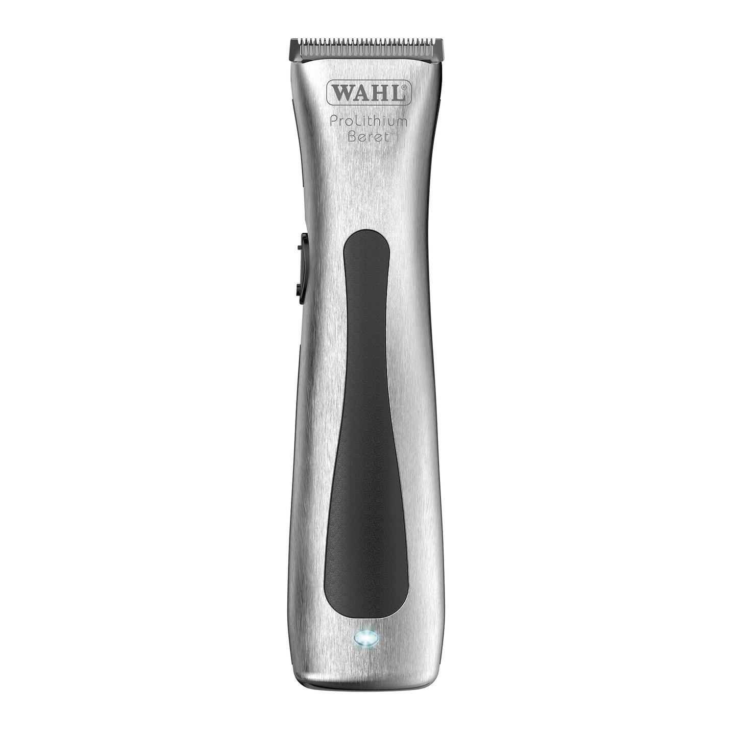 Makinë e rrojës Wahl ProLithium Beret 08841-616 / Quick-Change / 0.4mm / 28mm / Lithium-Ion / 75min / Cord/Cordless – Argjend/Zezë