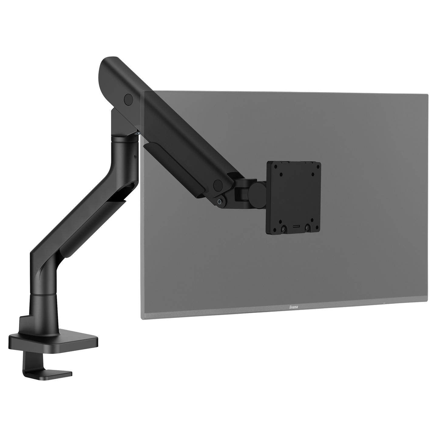 Mbajtëse për Monitor iiyama DS6001C-B1 / 1 Monitor / 17–49" / 2–27kg / VESA 75x75 & 100x100 / Gas Spring / Rotacion 360° - Zezë - 6
