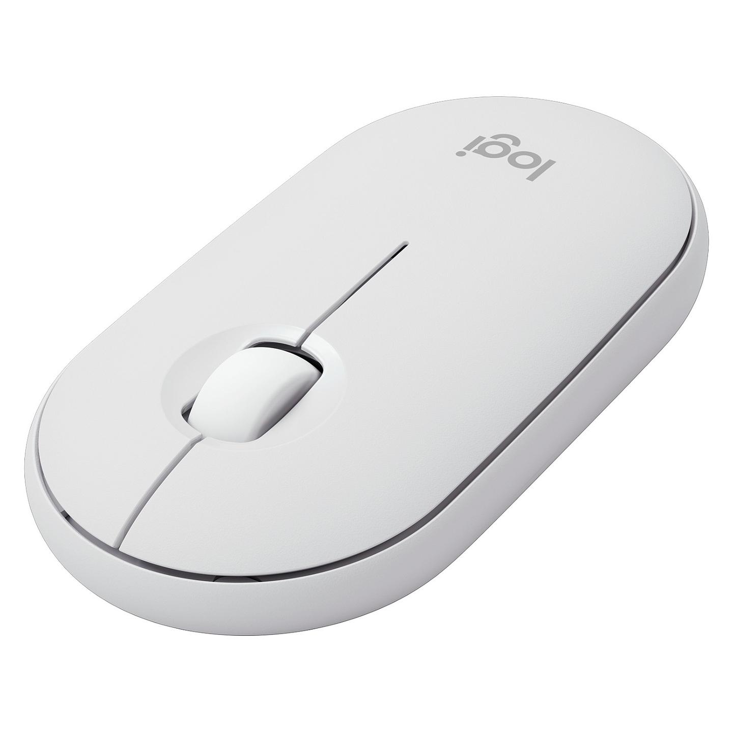 Maus pa kabllo Logitech Pebble 2 M350s / Bluetooth 5.2 / 400-4000 DPI / 3 butona - Bardhë - 14