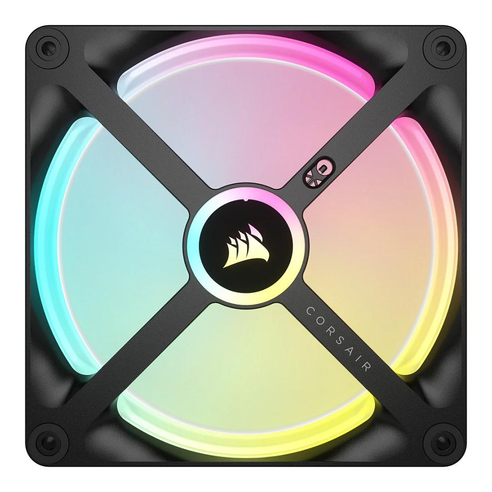 FtohĂ«s pĂ«r KasĂ« Corsair iCUE LINK QX140 RGB, me Sensor Temperature, 140mm, PWM, 400â2000 RPM - ZezĂ« - 3
