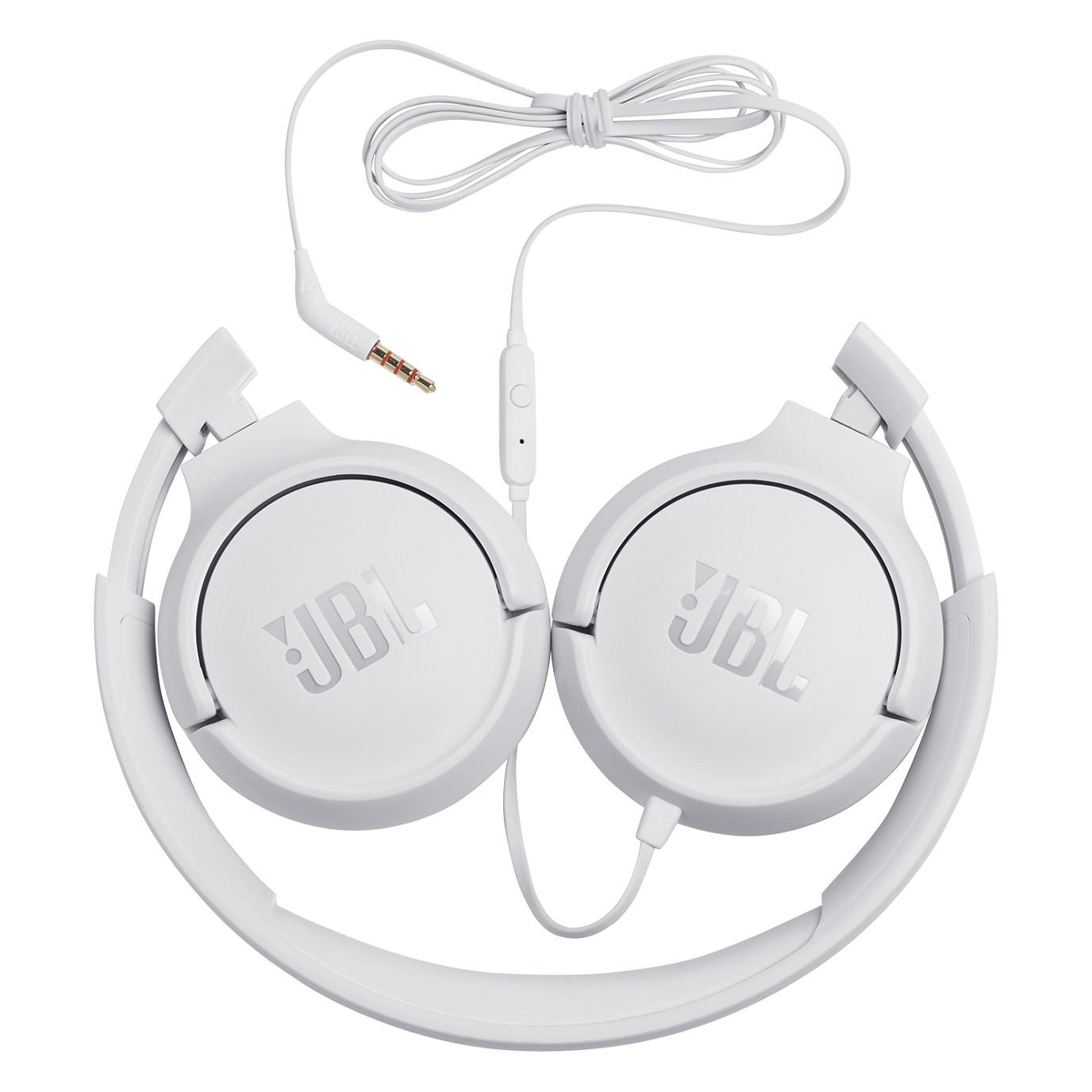 Kufje me kabllo JBL Tune 500 / Wired / 32 mm / 3.5 mm / 1.2 m - Bardhë - 3