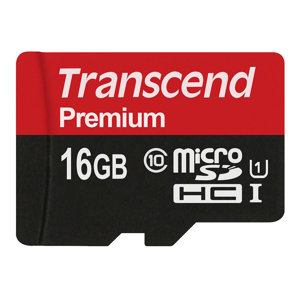 Kartë Memorie SD CARD 16GB Transcend MicroSDHC 10MB/s - 2