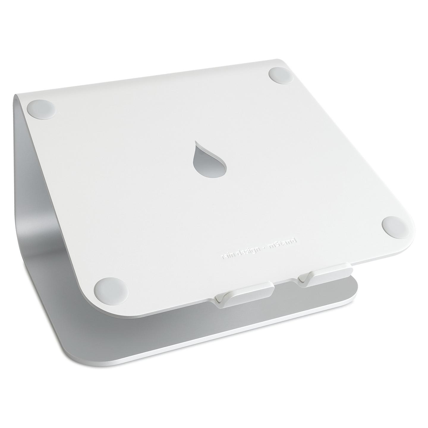 Mbajtës për Laptop Rain Design mStand, për MacBook, Alumini, Ergonomik, Menaxhim Kabllosh - Argjend - 5