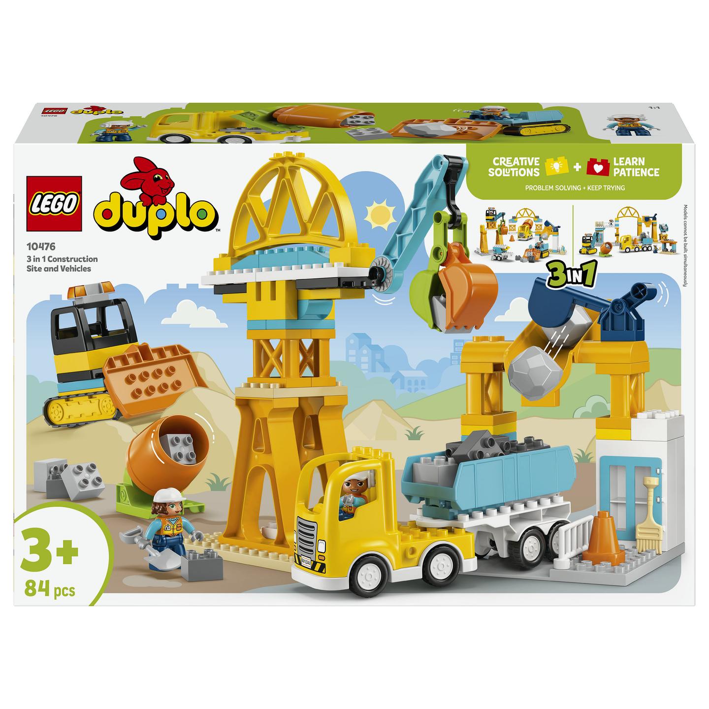 LEGO DUPLO 3 in 1 Construction Site and Vehicles 10476