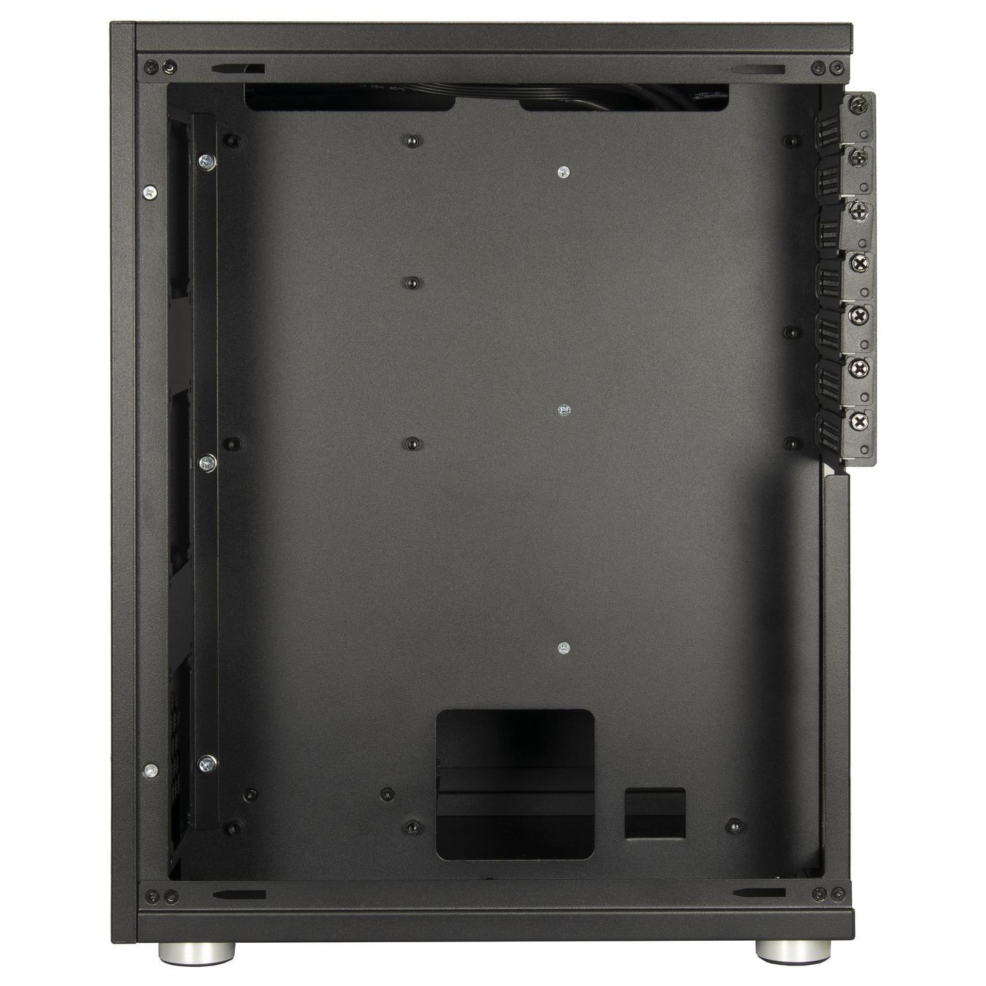Kasë NAS Inter-Tech NAS-8, 8x HDD/SSD 2.5"/3.5", 2x USB-A 3.2 Gen 1, USB-C 3.2 Gen 1, 2x Ventilatorë 120mm - Zezë - 7