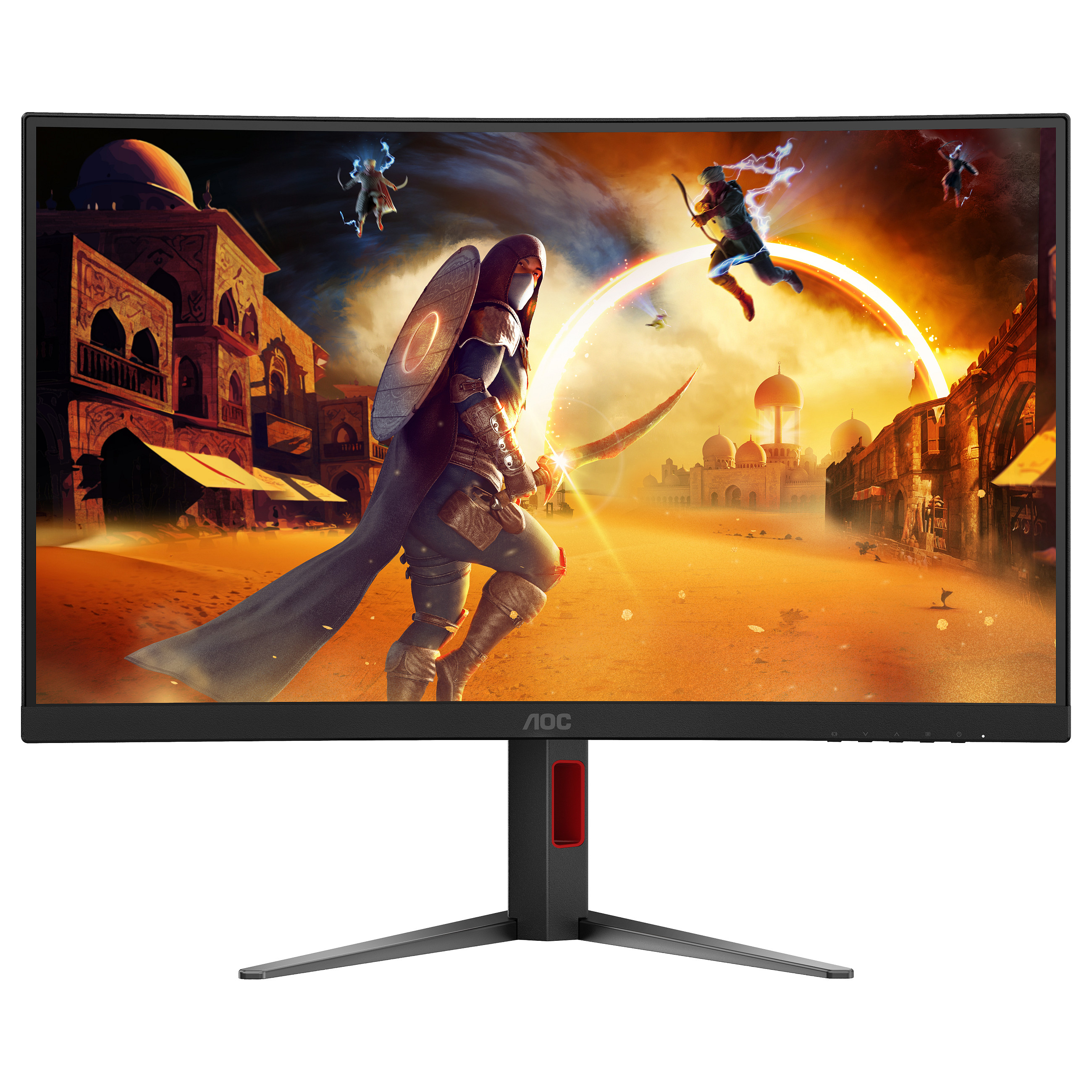 Monitor Gaming AOC G4 C27G4Z2 / 27" / Full HD VA Curved / 240Hz / 1ms / - Zezë+Kuqe - 6