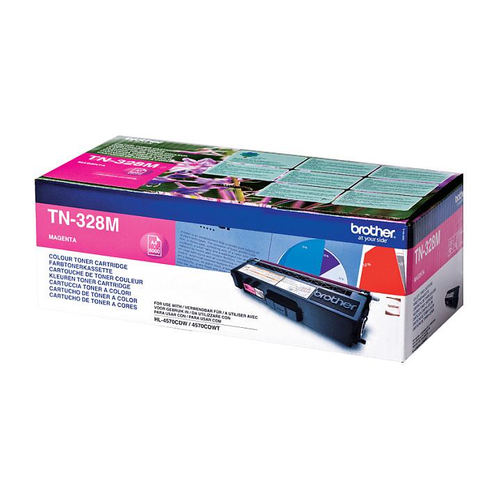 Toner Brother TN-328M, 6,000 faqe - Rozë - 2