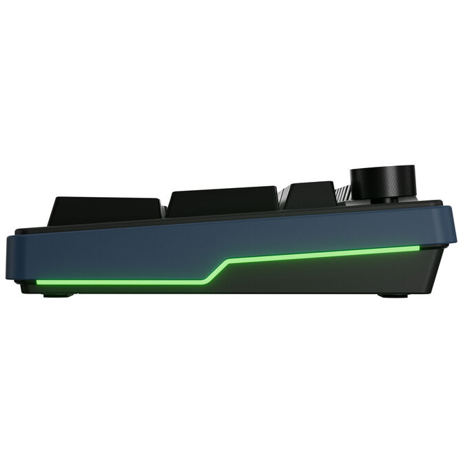 Tastierë Gaming Ducky OK-M 98 / 98% / Mekanike / KTT Baby Blue / Hot-Swap / Wired&Wireless / RGB / USB-C / Bluetooth + 2.4 GHz - Zezë - 3