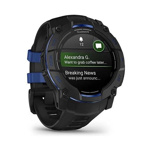 Orë e Mençur Garmin Instinct 3 AMOLED 45mm / AMOLED 1.3" / GPS / Bluetooth / Sportive / Monitorim Shëndeti - E Zezë - 16