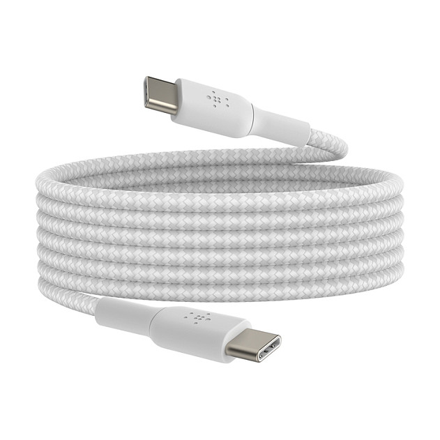 Kabllo USB Belkin BoostCharge CAB004BT2MWH / USB-C në USB-C / 2m / 60W / USB 2.0 - Bardhë - 4