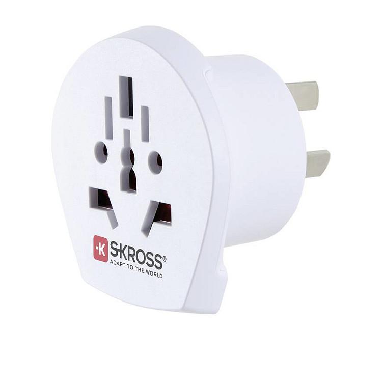 Adapter Universal SKROSS World to Australia, 100–250V, 10A, 1 dalje - Bardhë - 3