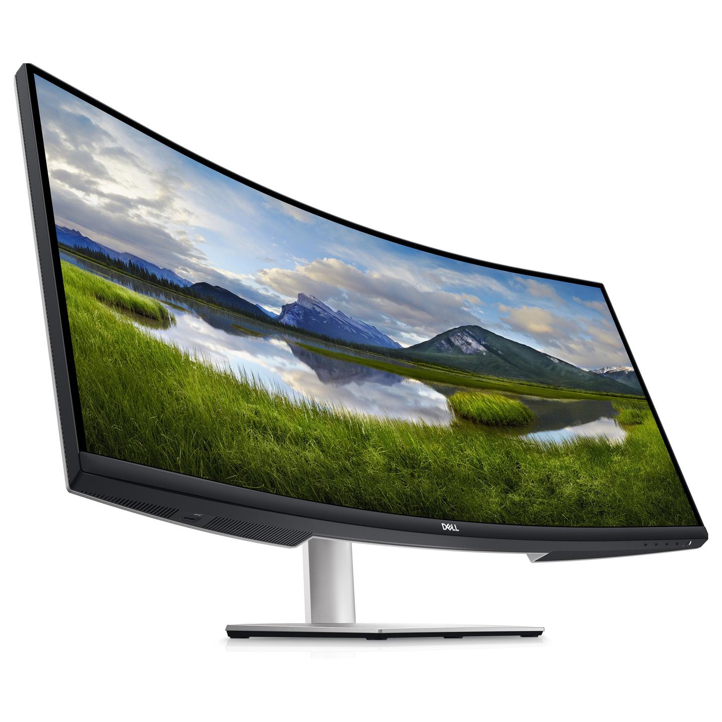Monitor Dell S3423DWC / 34" / WQHD VA / 100 Hz / 4 ms / 2x HDMI + DisplayPort + USB-C - Zezë/Argjend - 2