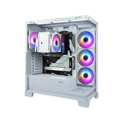 Ftohës për Procesor Scythe MUGEN 6 Dual Fan White ARGB Edition / Dual-Tower / 2x120mm / 6 Heat Pipes / ARGB - Bardhë - 12