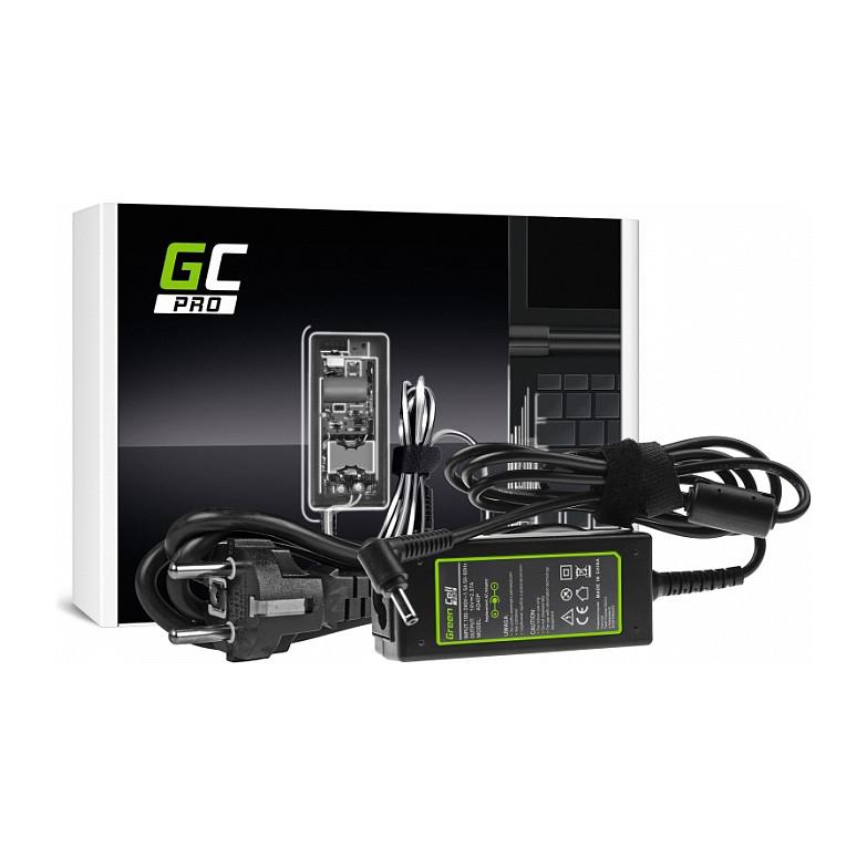 Adapter për Laptop Green Cell PRO AD40P, 45W, 19V, 2.37A, 4.0x1.35mm - Zezë