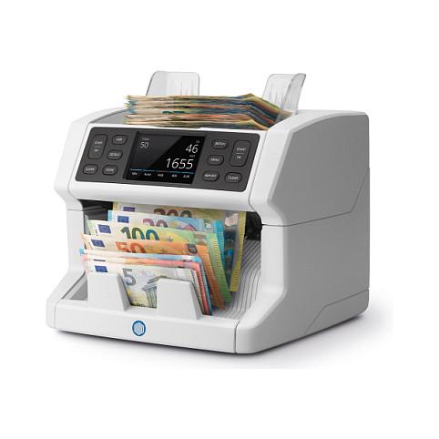 Numërues Kartëmonedhash Safescan 2865-S, 1200 kartëmonedha/min, 7 kontrolle sigurie, Dual CIS, HD Touchscreen - Bardhë