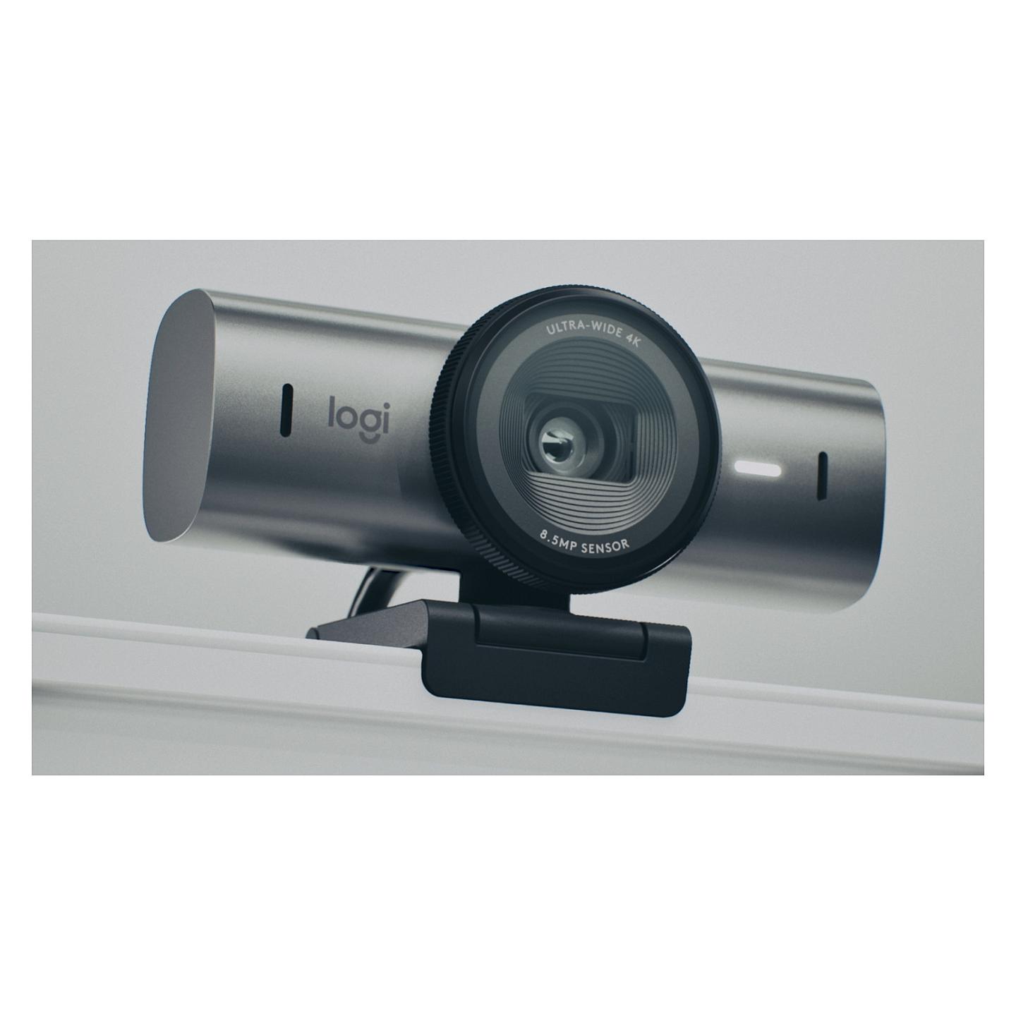Webcam Logitech MX Brio / 4K UHD / 8.5MP / Autofokus / 90° / Zoom Digjital 4× / 2 Mikrofona / USB-C - Gri - 2