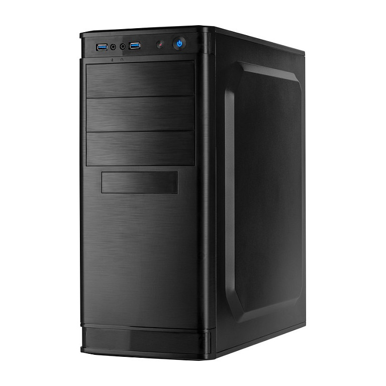 Kasë PC Inter-Tech IT-5905 / Mid Tower / ATX / 120mm Fan Support / 80/120mm Rear Fan / 2.5" + 3.5" Bay - Zezë - 3