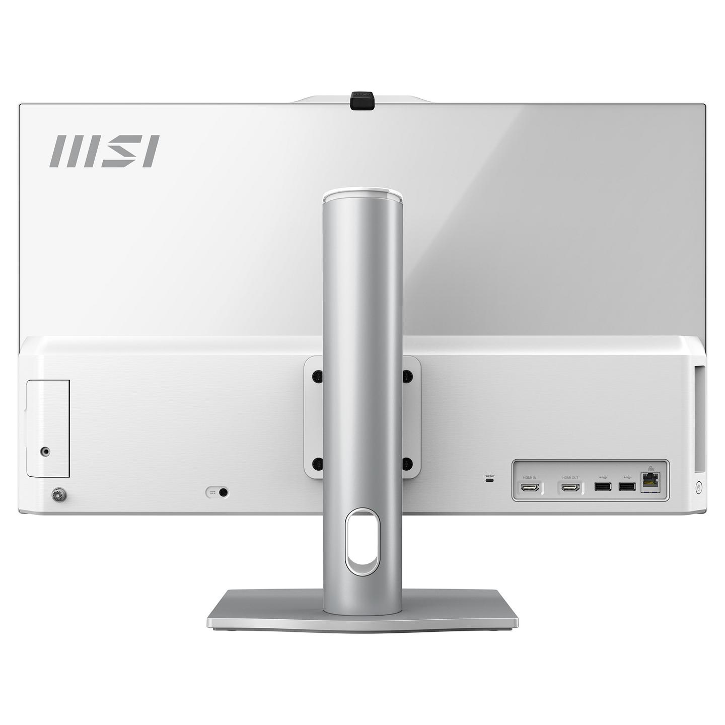 AIO MSI Modern AM272P 1M-1426AT, Core 5 120U, 16GB DDR5, 512GB, 27" FHD IPS 75Hz, Intel Graphics, Tastierë & Maus - Bardhë - 6