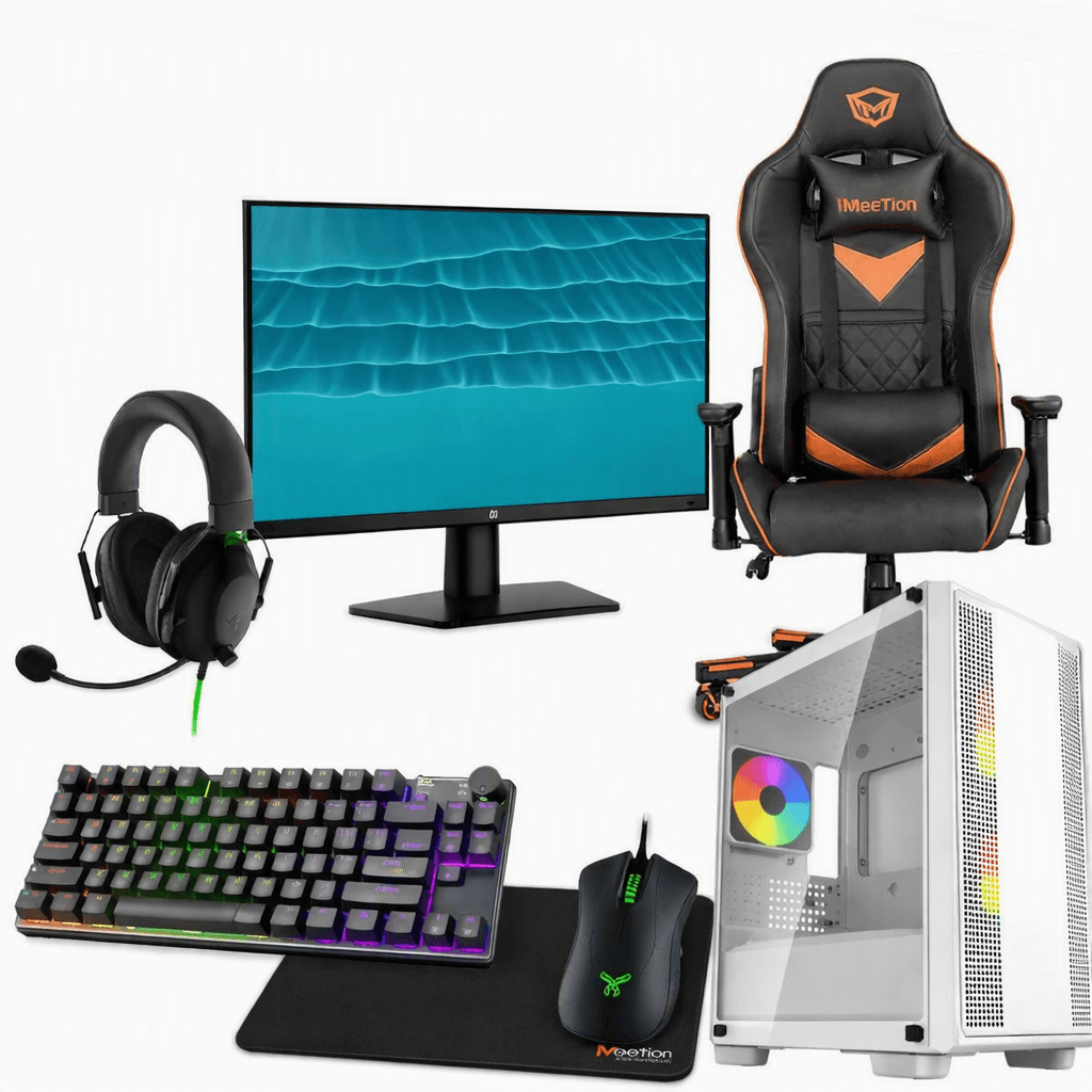 STARBUNDLE SERIES X1 / Ryzen 7 5700X / 16GB DDR4 / 500GB / RTX 5060 8GB / DeepCool Case CC360 + SE2426HG + CHR14 +V2 X + DeathAdder + MK008 + PD005