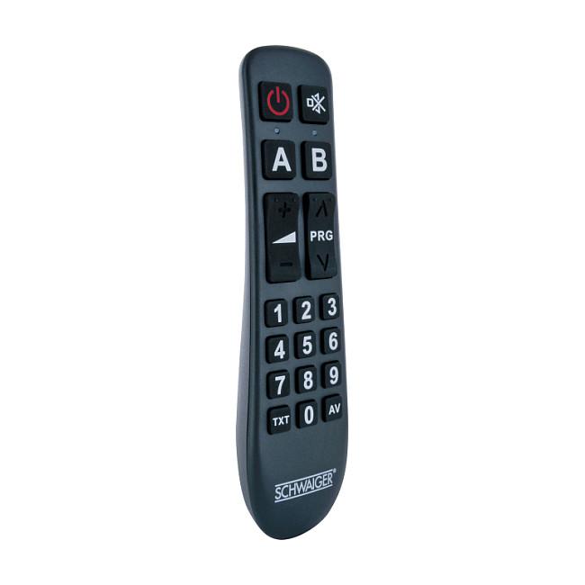 Telekomandë Universale Schwaiger UFB1100 533, 2 në 1, 20 Butona, IR, Funksion Mësimi, 2× AAA - Zezë - 2