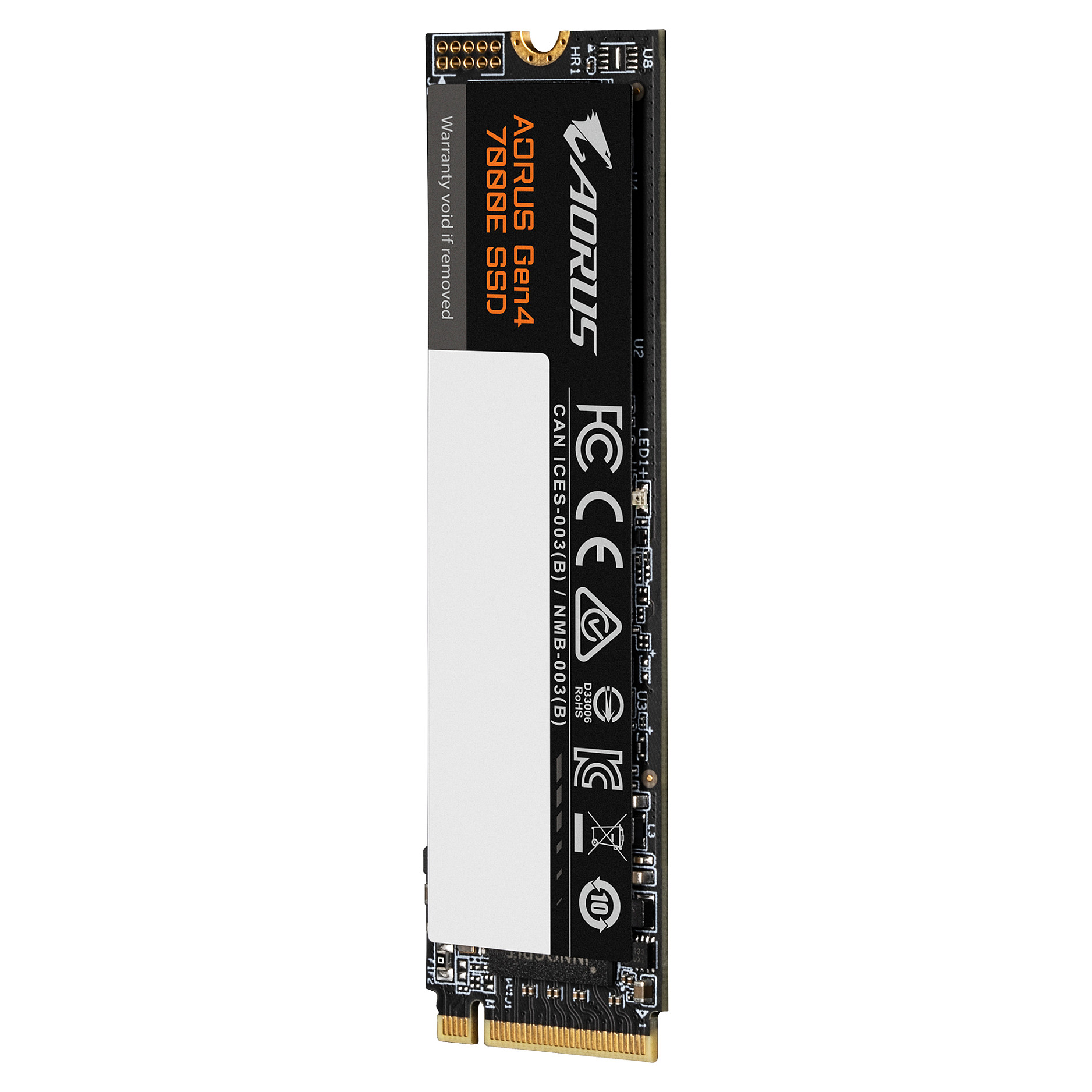 SSD e Brendshme GIGABYTE AORUS Gen4 7000E AG470E1TB / 1TB / M.2 2280 / PCIe 4.0 x4 / NVMe 1.4 / 7100MB/s Read / 6100MB/s Write - 3