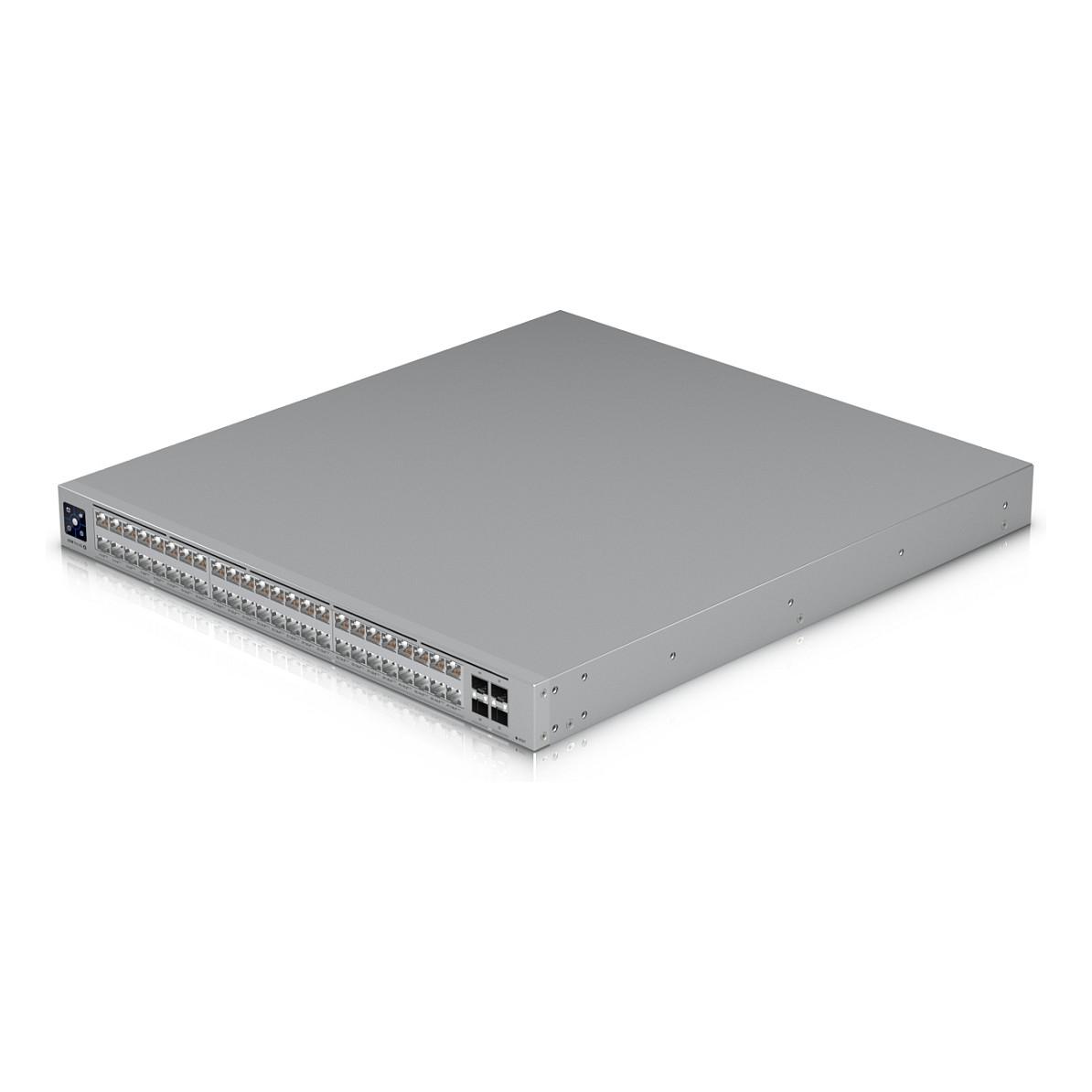 Switch Ubiquiti UniFi Pro XG 48 PoE, 16x 2.5GbE PoE+++, 32x 10GbE PoE+++, 4x 25G SFP28, PoE 1080W, Switching Capacity 920Gbps, Layer 3 Managed, Rackmount 1U - Hiri - 2