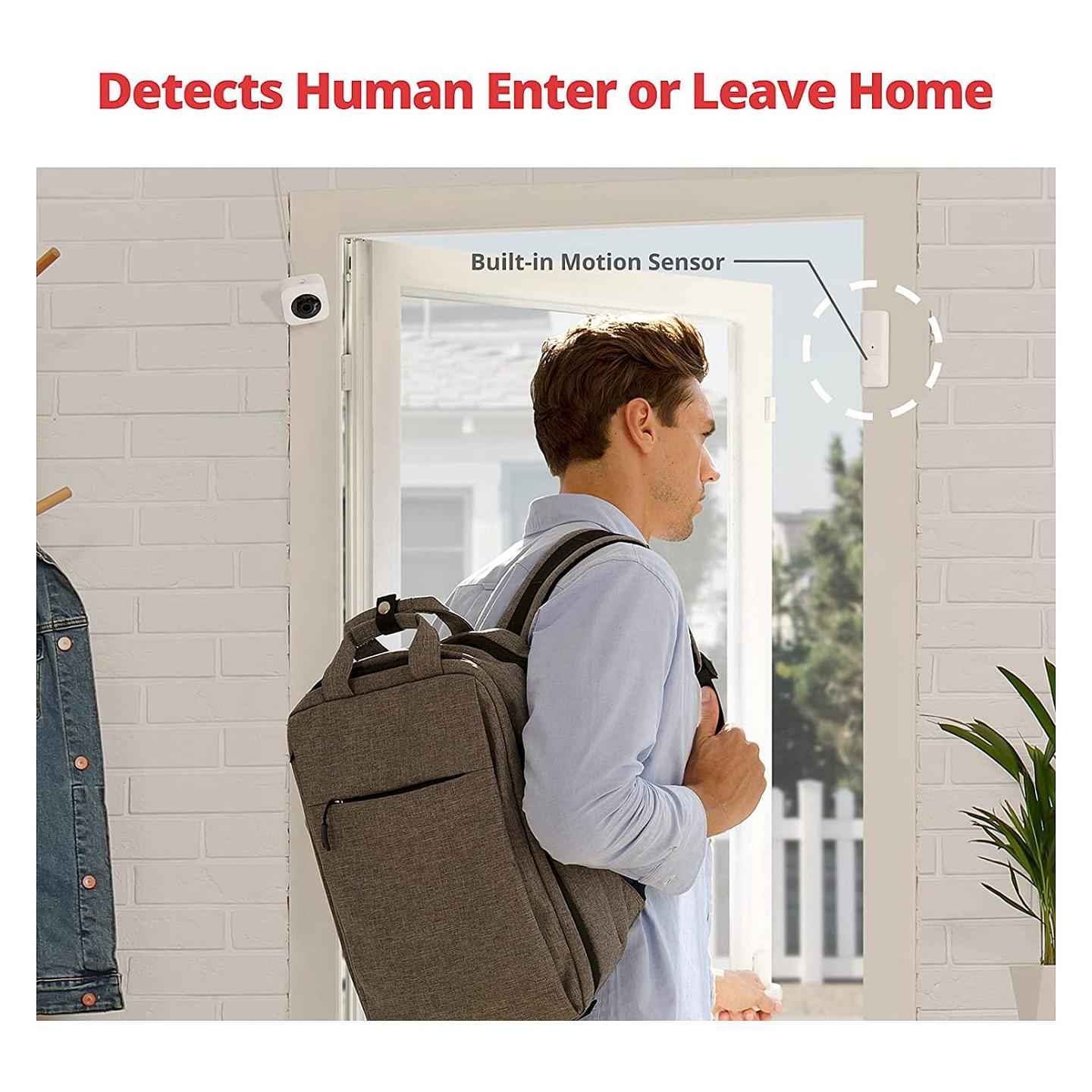 Sensor për Dyer dhe Dritare SwitchBot W1201500, Bluetooth 4.2, Sensor Lëvizjeje dhe Ndriçimi, 2 × AAA - Bardhë - 7