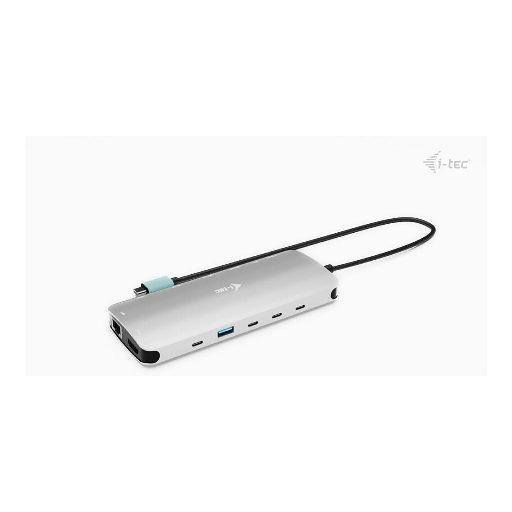 Docking Station i-tec C31NANOTRIPLED140, USB-C, 2x HDMI, Power Delivery 140W, USB, LAN, SD/microSD, Karikues 140W - Hiri - 4