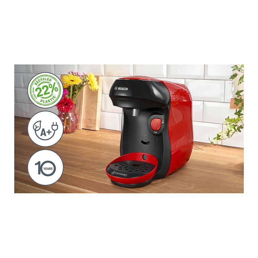 Aparat për Kafe me Kapsula Bosch TASSIMO HAPPY TAS103E, 0.7L, 1400W, INTELLIBREW - Kuqe/Zezë - 3