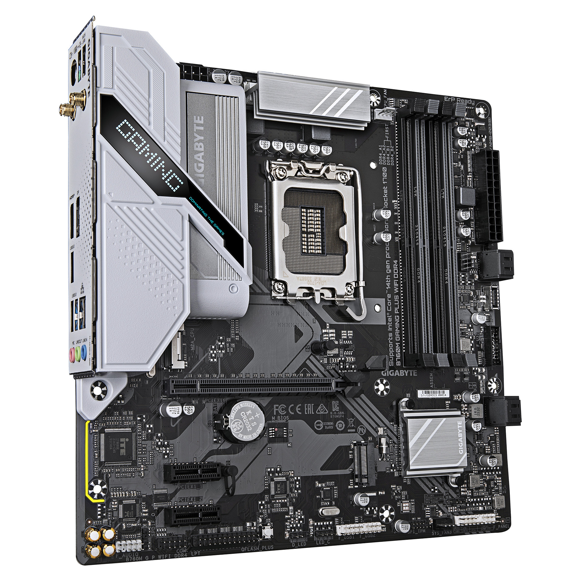 Pllakë Amë GIGABYTE B760M GAMING PLUS WIFI DDR4 / Intel LGA1700 / B760 / DDR4 / Micro ATX / Wi-Fi 6 / Gigabit LAN - 3