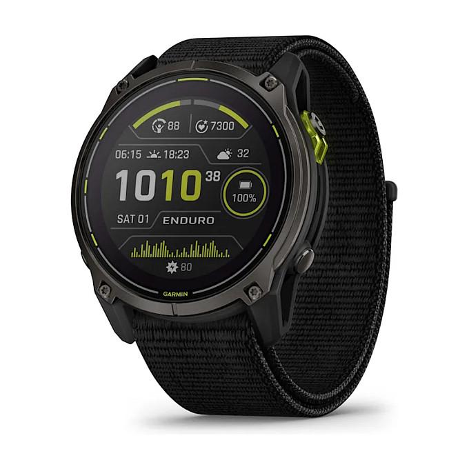 Orë e mençur Garmin Enduro 3, 51mm, Solar, Sapphire, Titanium, GPS, 32GB - Zezë/Hiri