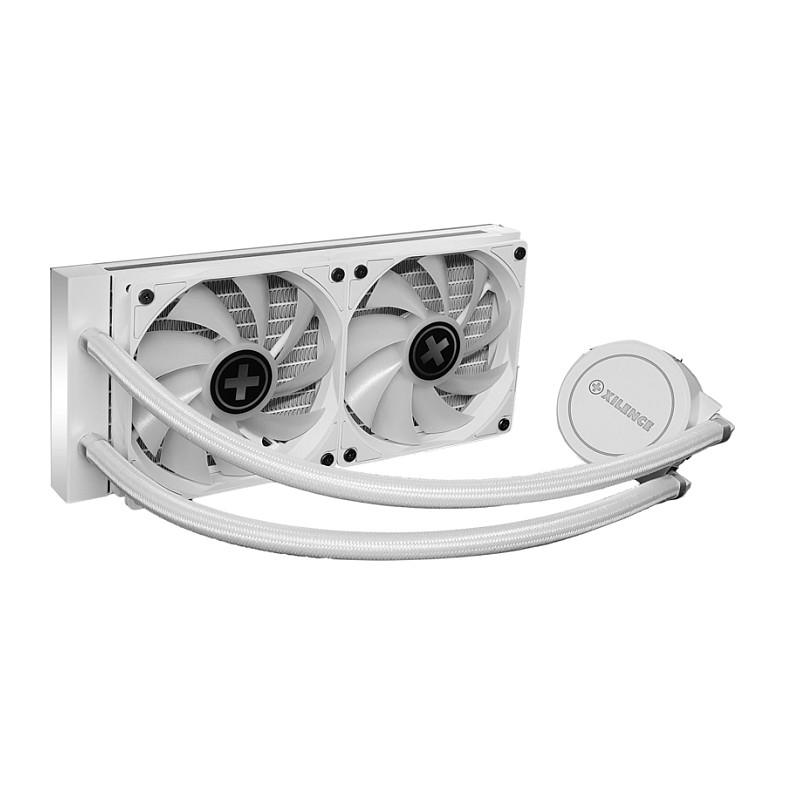 Ftohës për Procesor Xilence LQ240.W.ARGB, 240mm, 300W TDP, 2x120mm, ARGB - Bardhë - 3