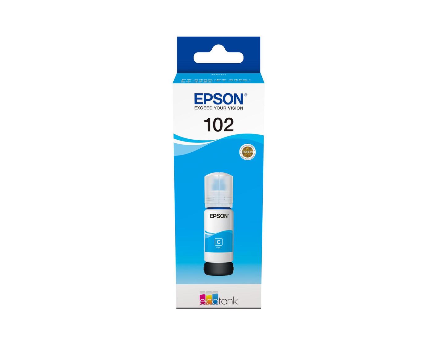 INK Epson 102 / C13T03R240 / 6.000 faqe – Blu e çelët