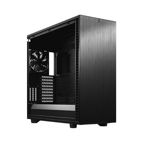 Kasë Fractal Design Define 7 XL / E-ATX Full-Tower / 2x140mm Dynamic X2 GP-14 (Para) + 1x140mm Dynamic X2 GP-14 (Prapa) / 4xUSB Type-A + USB Type-C / Panel Çeliku – Zezë - 13