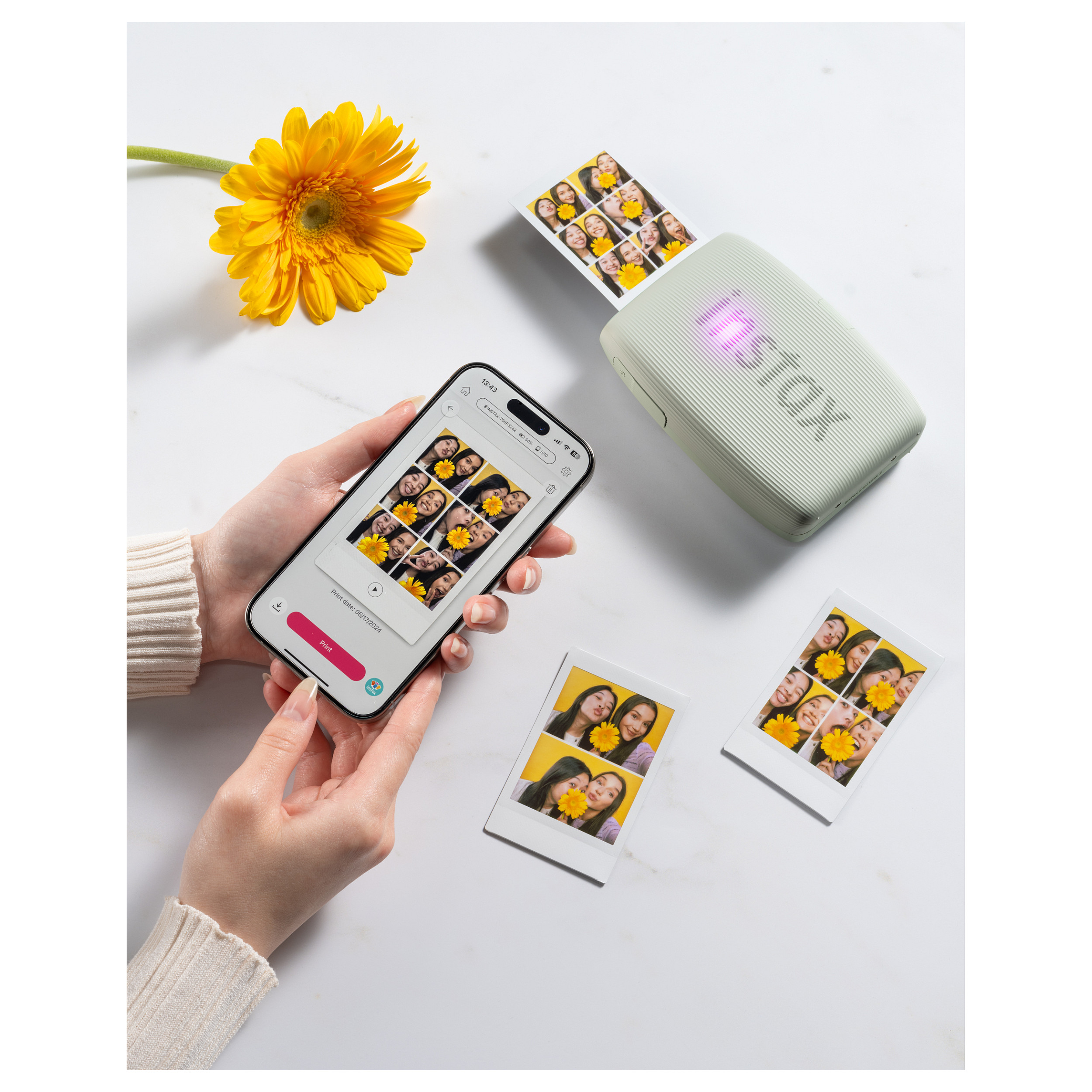 Printer për foto Fujifilm Instax Mini Link3 - Gjelbër - 8