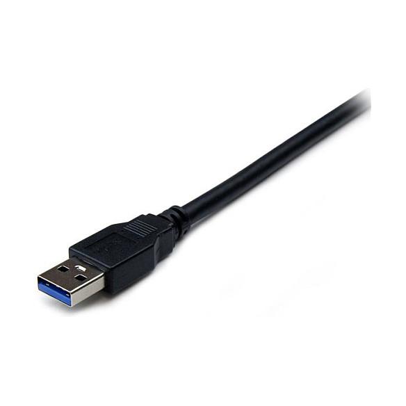 Kabllo USB StarTech.com USB3SEXT2MBK, USB 3.0, USB-A Mashkull në USB-A Femër, 5Gbps, 2m - Zezë - 2