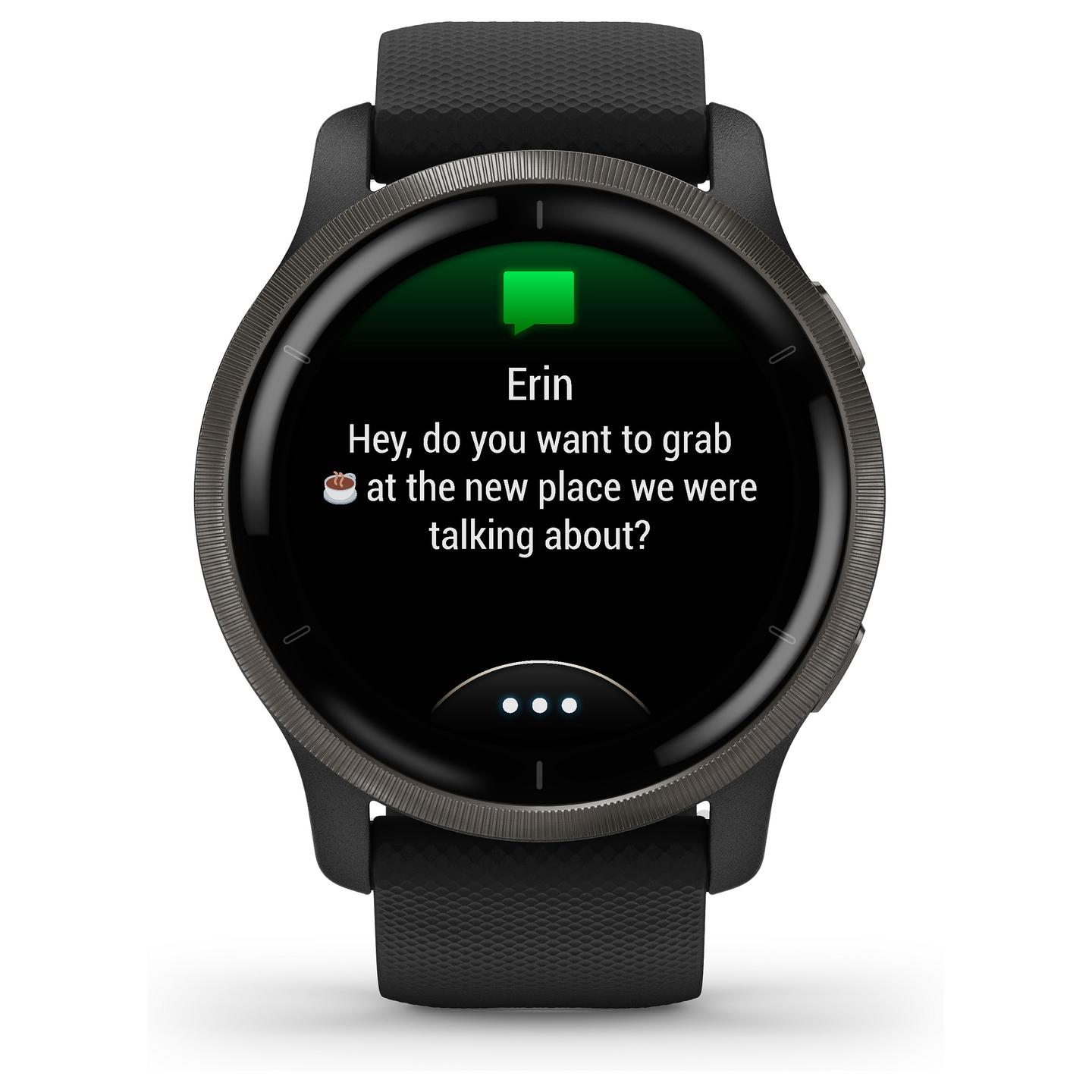 Orë e mençur Garmin Venu 2 / 45mm / AMOLED / GPS / Bluetooth / Wi-Fi - Zezë/Slate - 44
