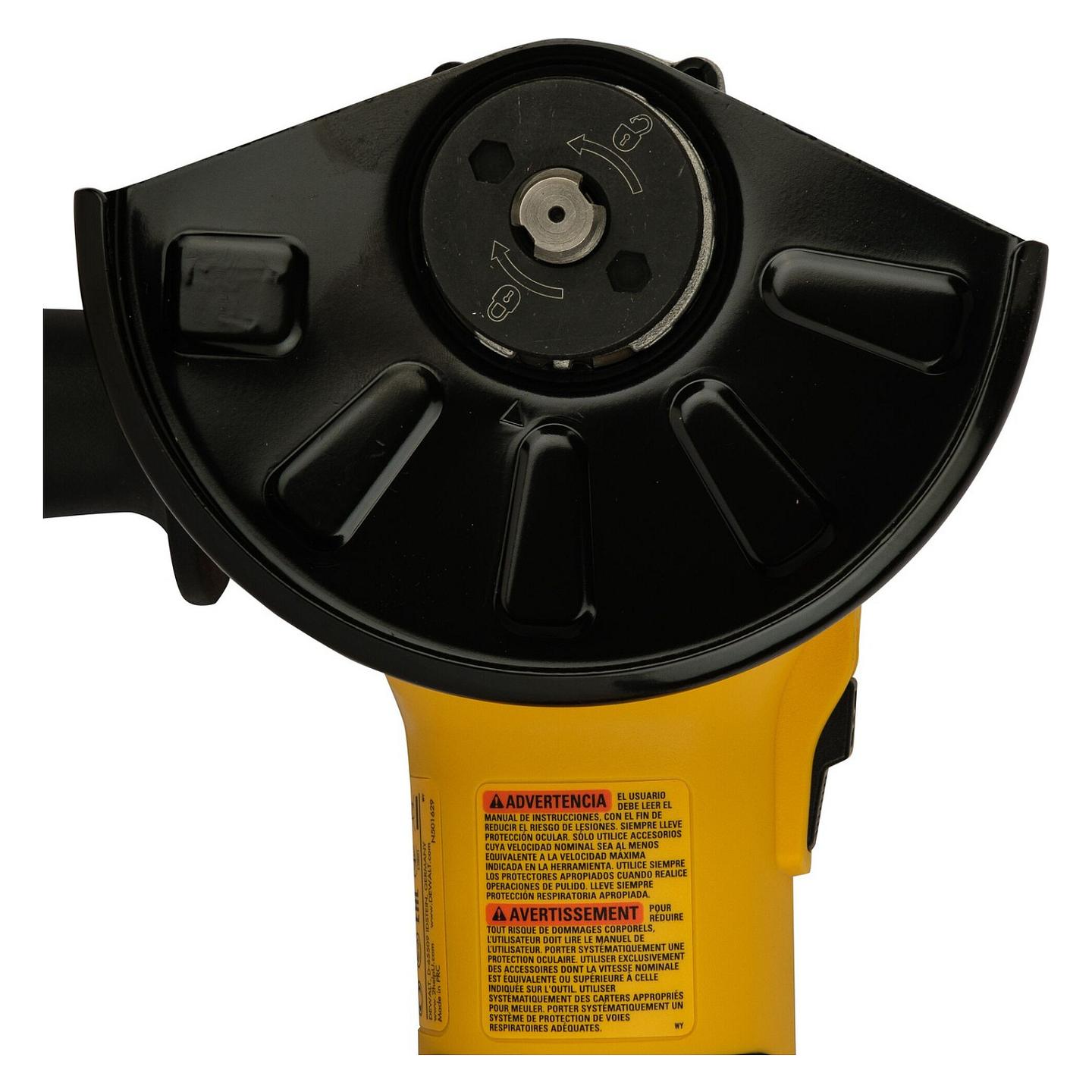 Grirëse Këndore DeWALT DWE4347-QS, 1700W, Brushless, 125mm, 10500rpm, M14, 2.3kg - Zezë/Verdhë - 7