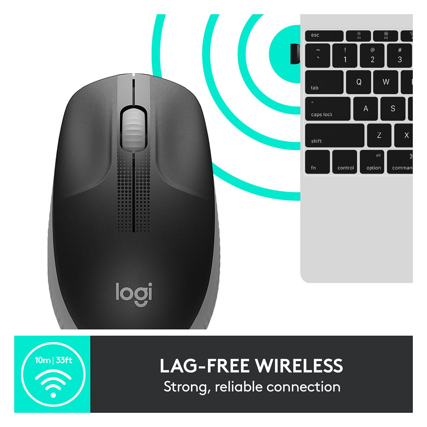 Maus pa kabllo Logitech M190 / 1000 DPI / 3 Butona - Hiri - 8